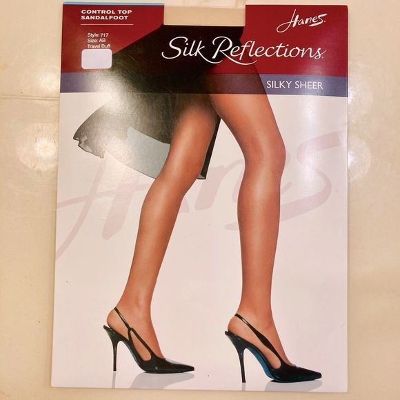 Hanes Silk Reflections Sheer Toe Pantyhose - Picture 1 of 3